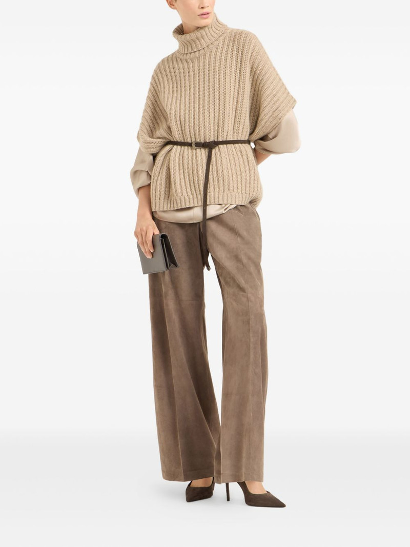 Brunello Cucinelli roll-neck cashmere sweater outlook