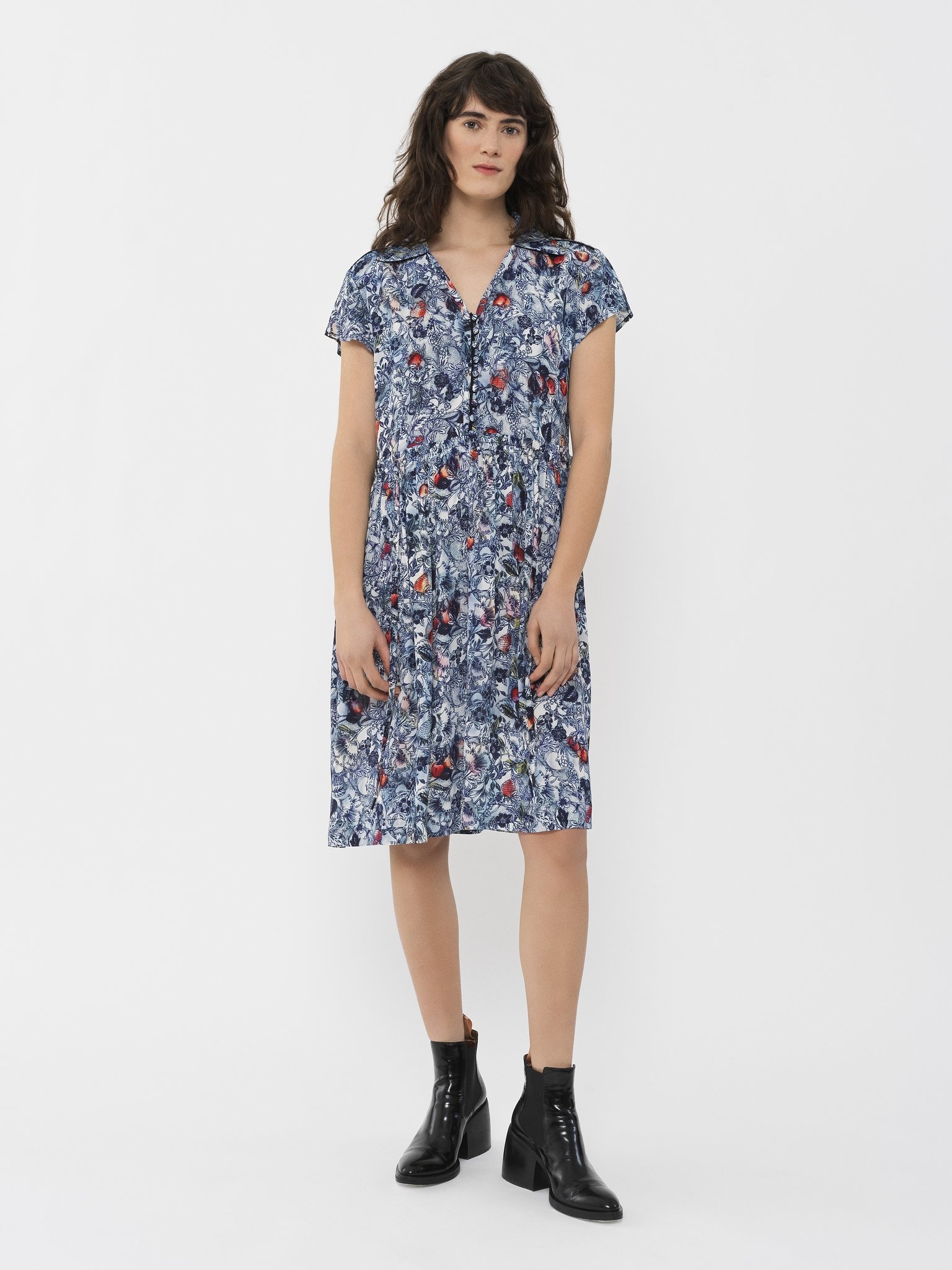 PRINTED SHIRT DRESS - 2