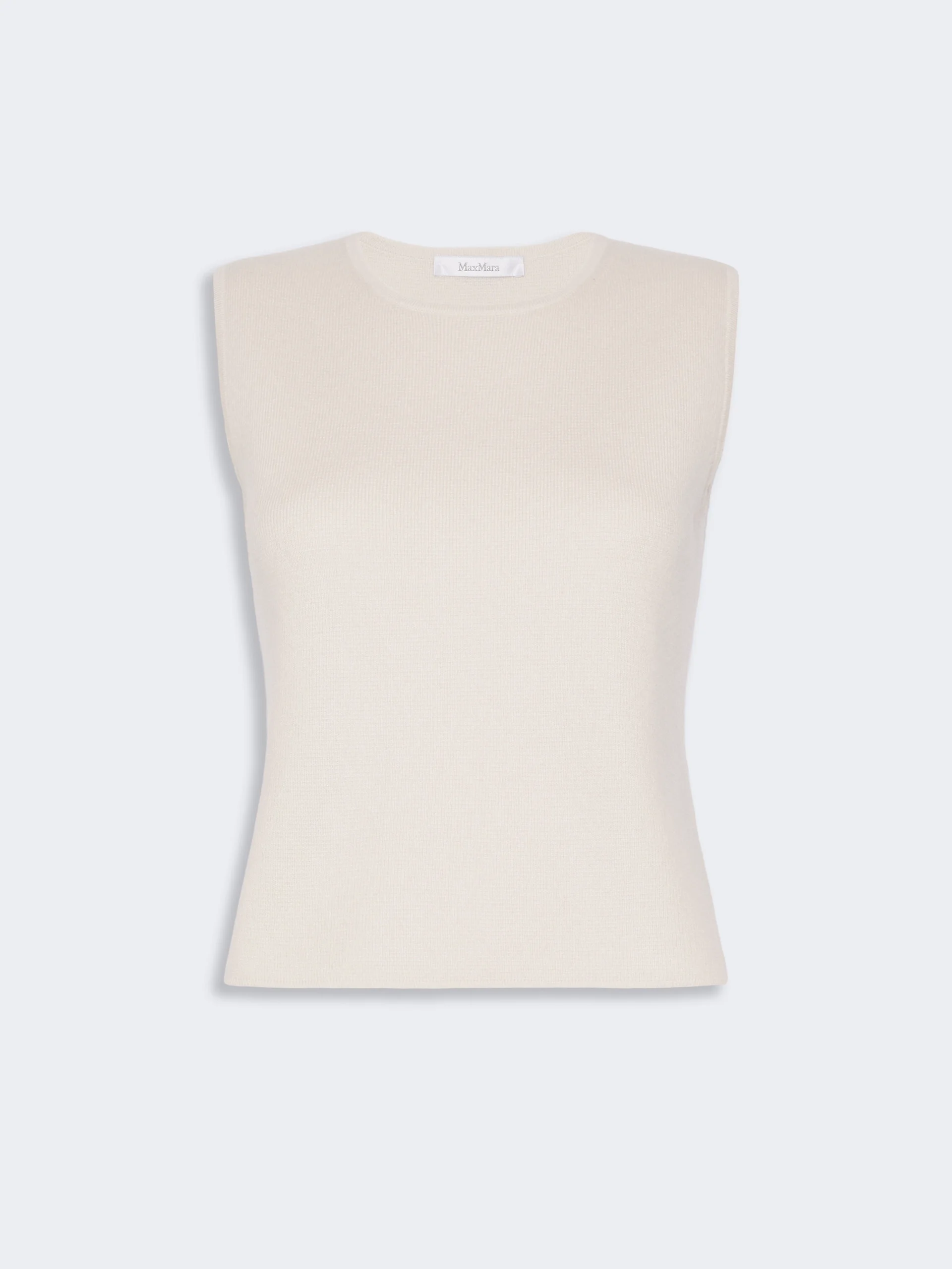 GIOCHI Sleeveless wool and cashmere sweater - BEIGE - 1