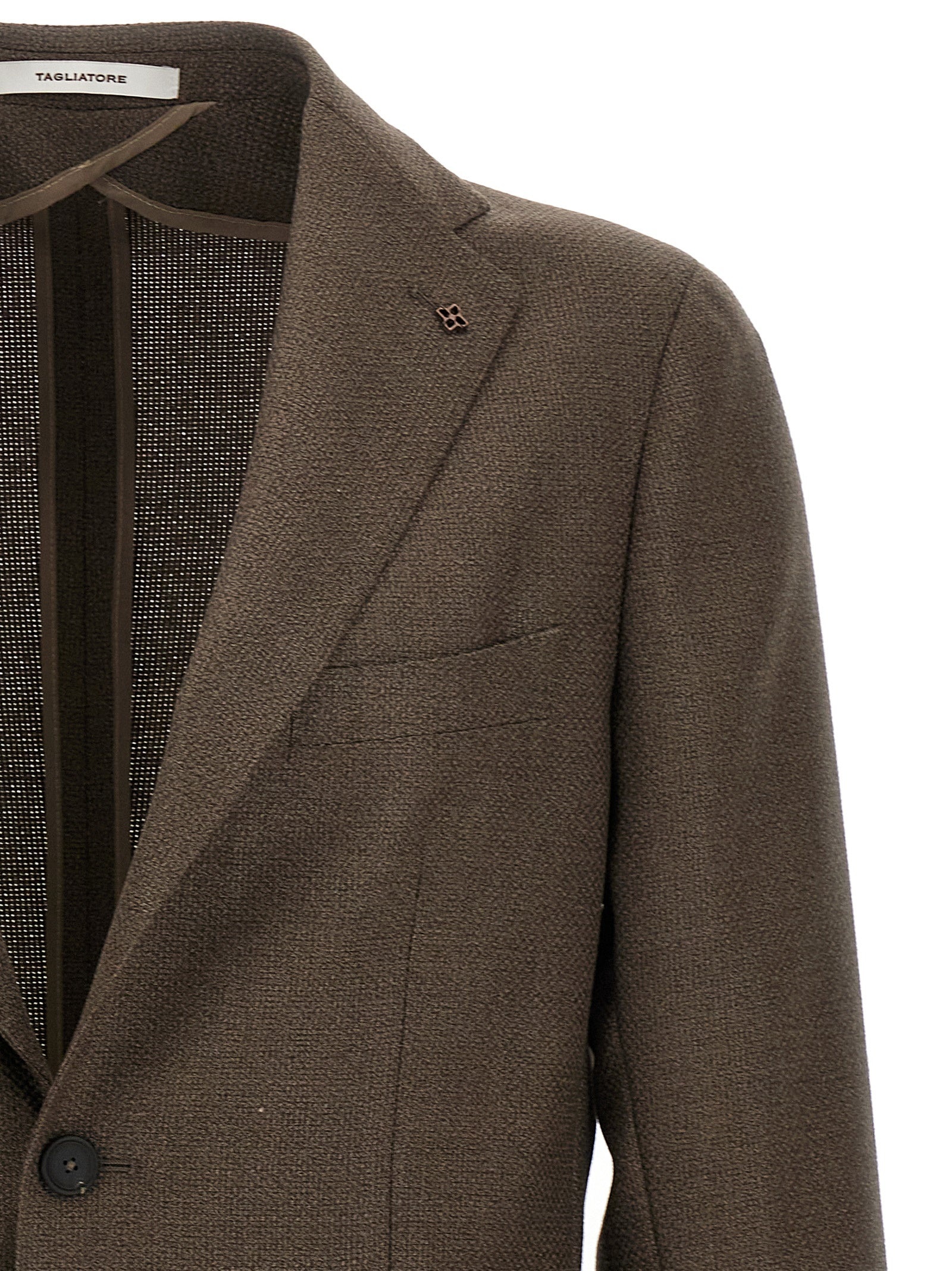 TAGLIATORE - Tagliatore Men Super 100'S Wool Blazer - 3
