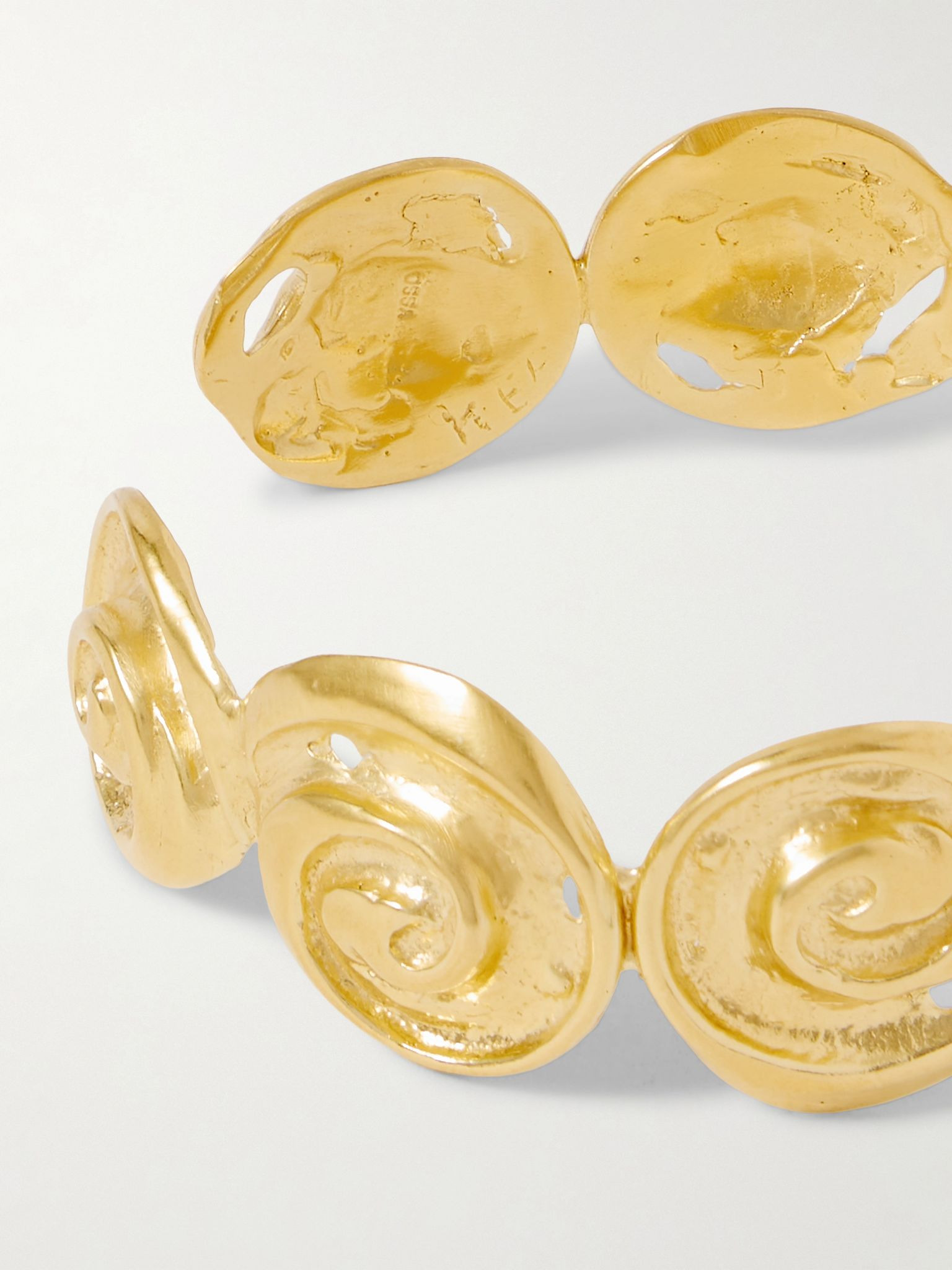 Cote gold-plated cuff Gold - 4