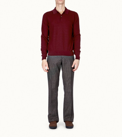 Tod's POLO IN WOOL - BURGUNDY outlook