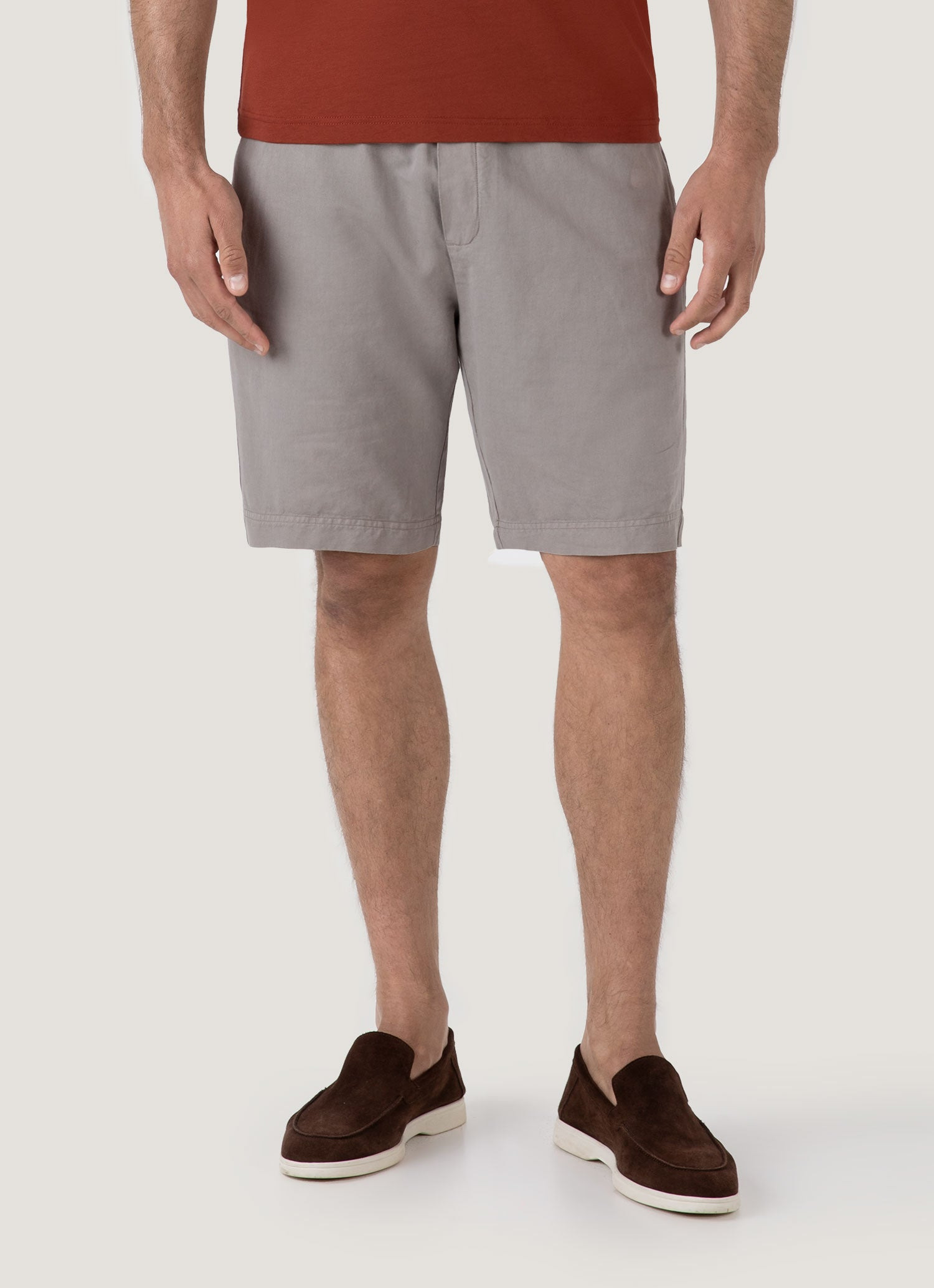 Cotton Linen Drawstring Shorts - 2