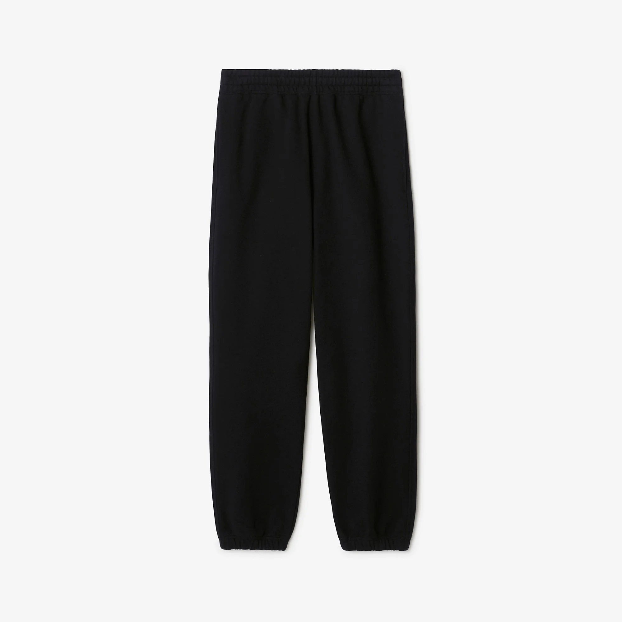 Check Label Cotton Jogging Pants - 1