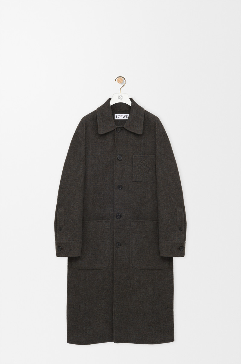 Coat in wool and silk 1