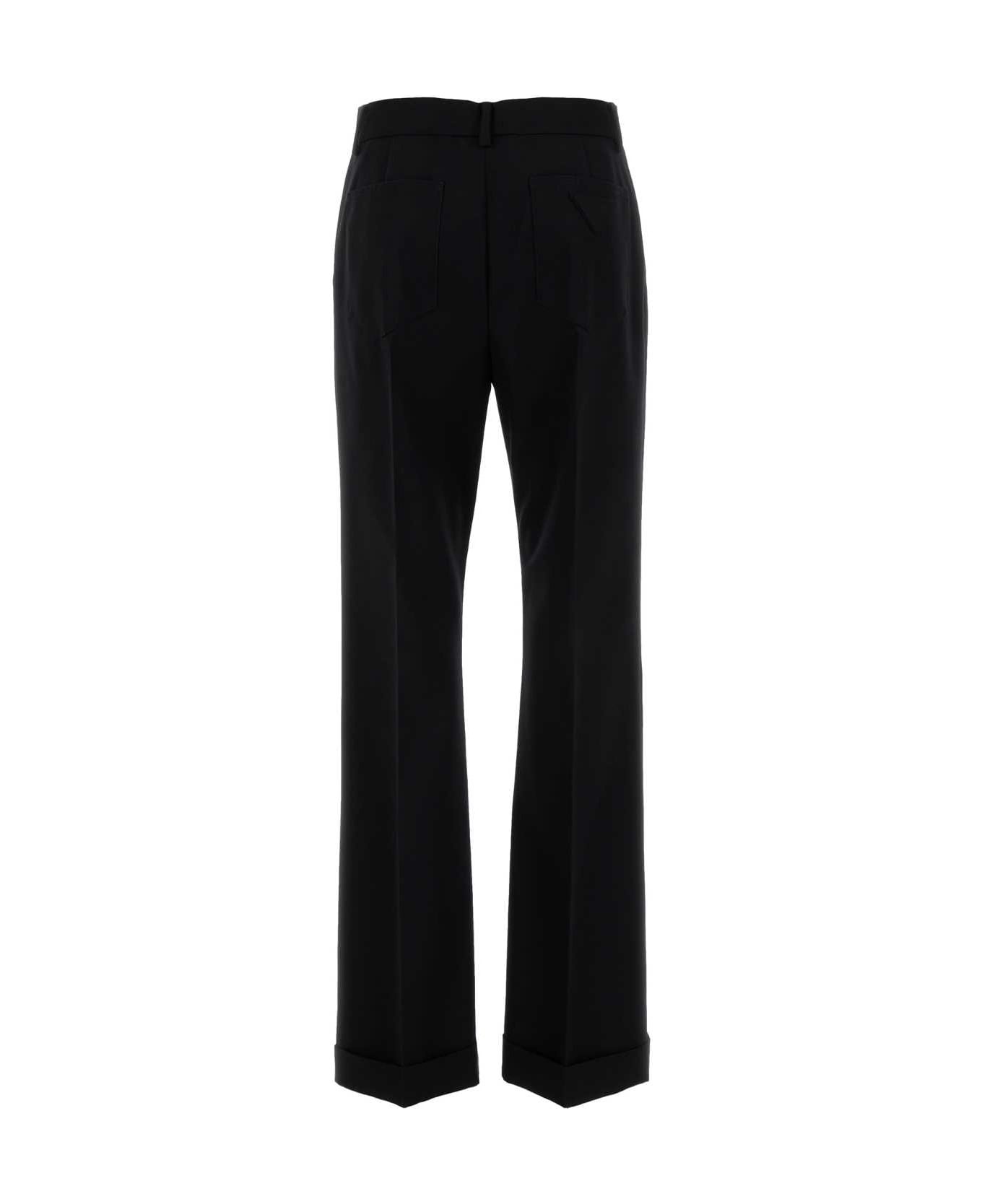 Black Gabardine Pant - 2