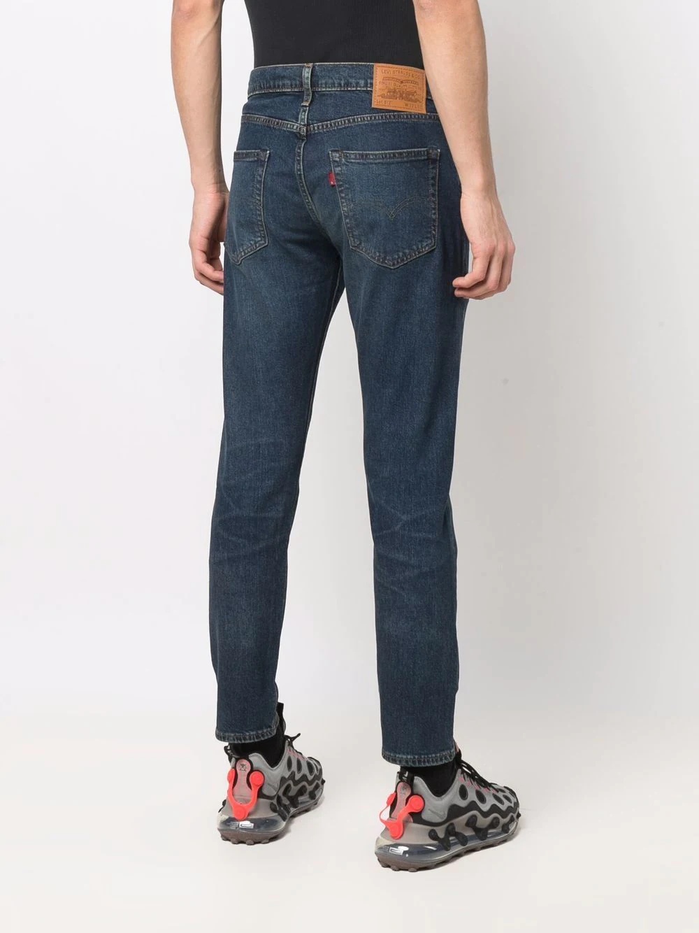 faded slim-fit jeans - 4