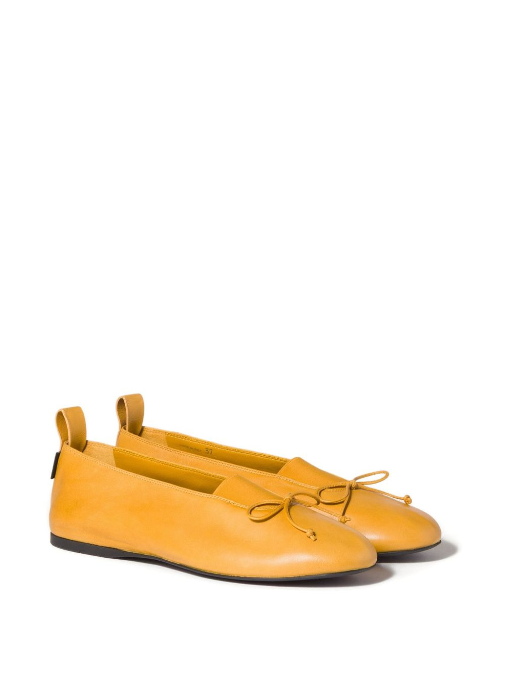 Élan bow leather ballerina flats - 2