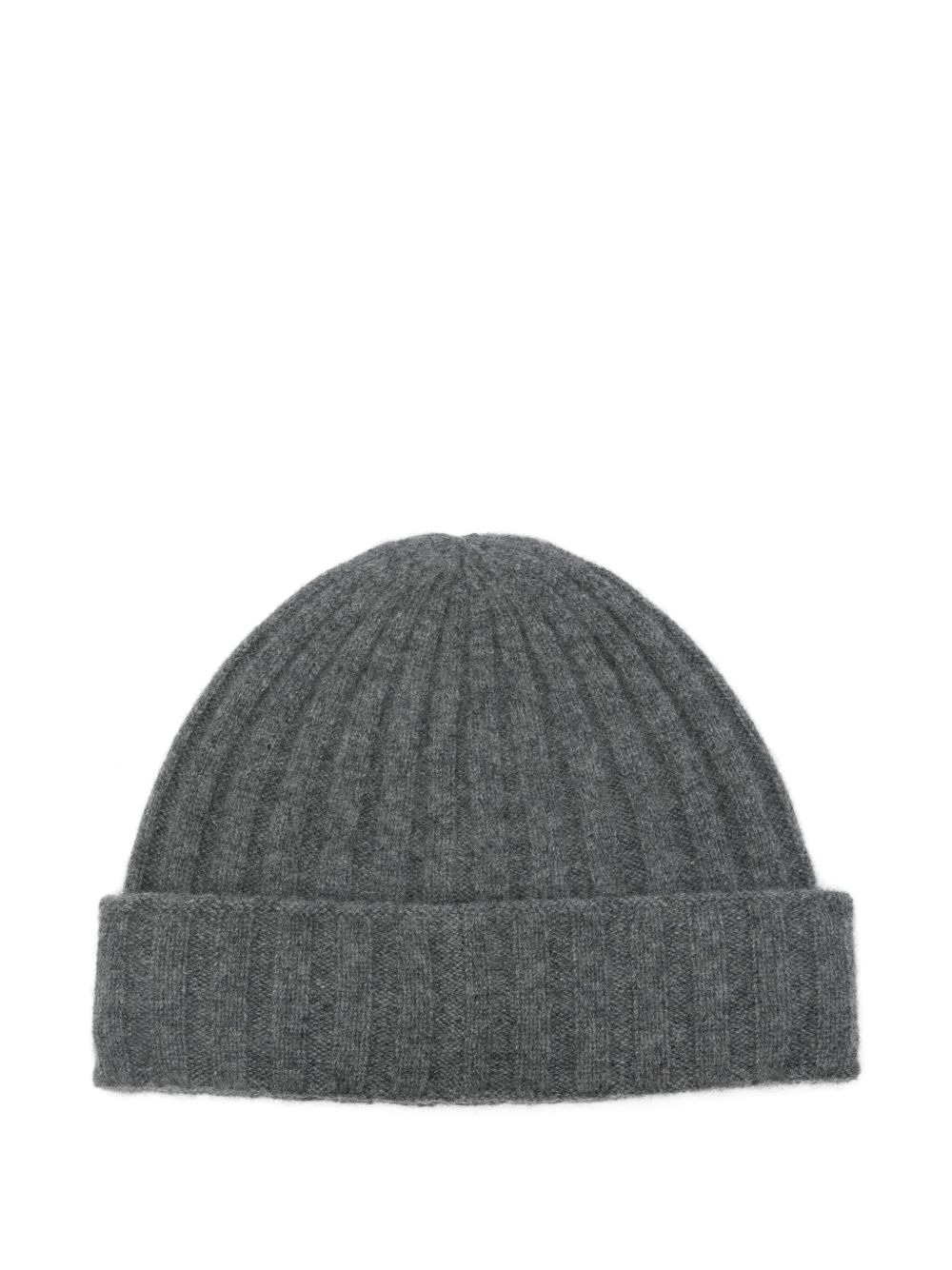 ribbed cashmere beanie - 2