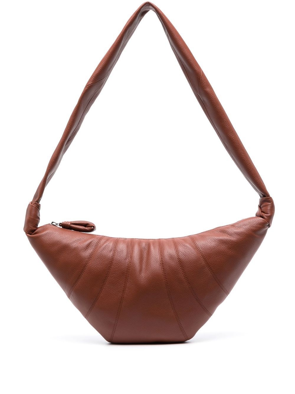 Croissant leather shoulder bag - 1