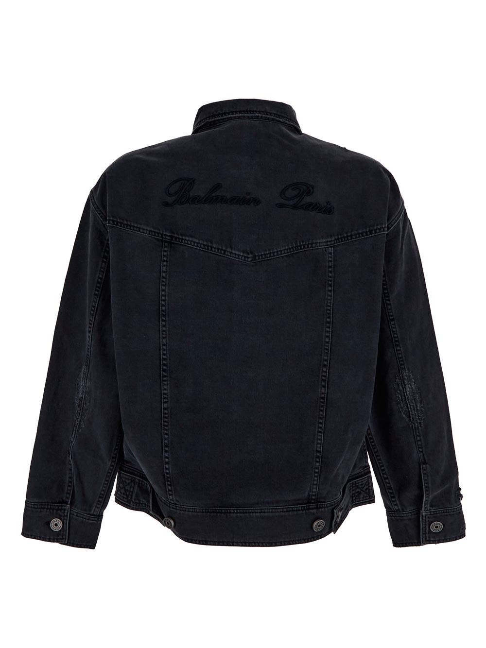 【未使用品】BALMAIN DENIM JACKET ボア デニムジャケット BALMAIN - 【ラスト1点】BHR BLOUSON DENIM VINTAGE DEST