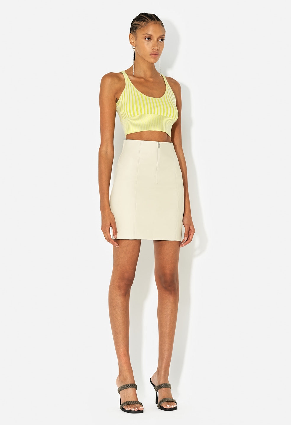 SILK COTTON RIB TANK - 2