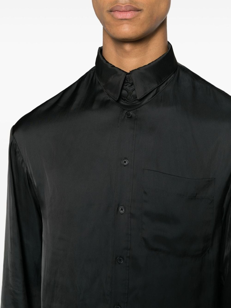 long-sleeved dropped-shoulder shirt 6