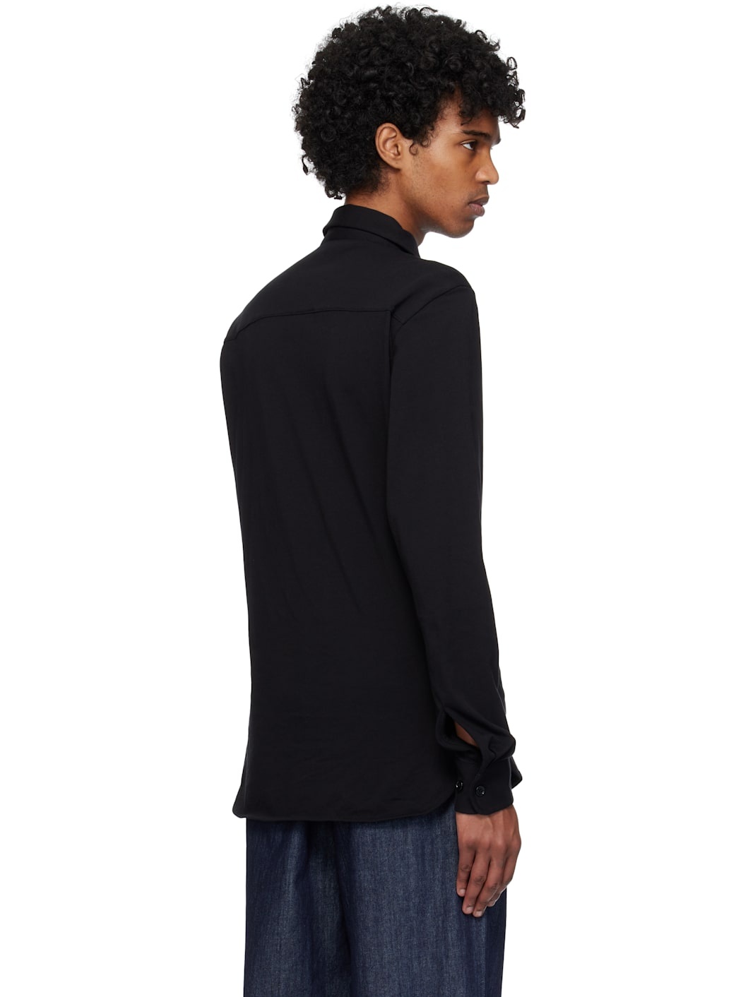 Black Jersey Shirt - 3