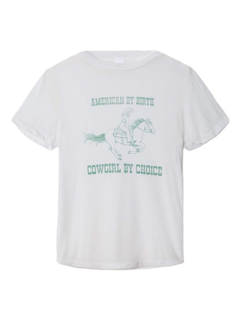 RE/DONE slogan-print T-shirt outlook
