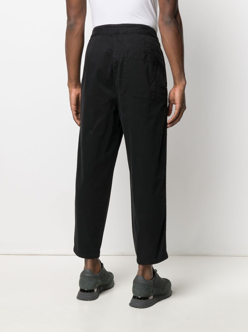 straight-leg cropped trousers - 4