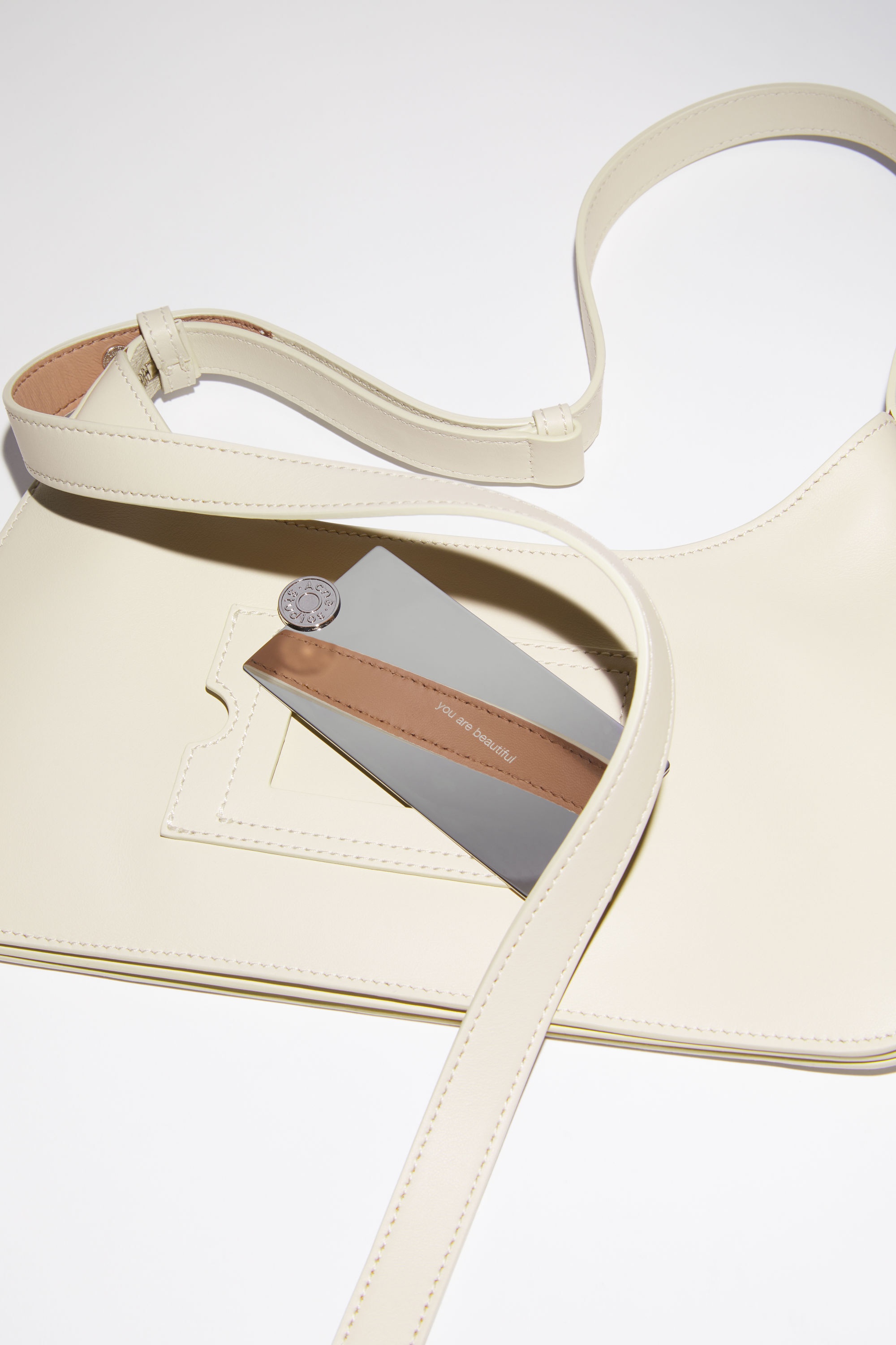 Platt mini shoulder bag - White - 7