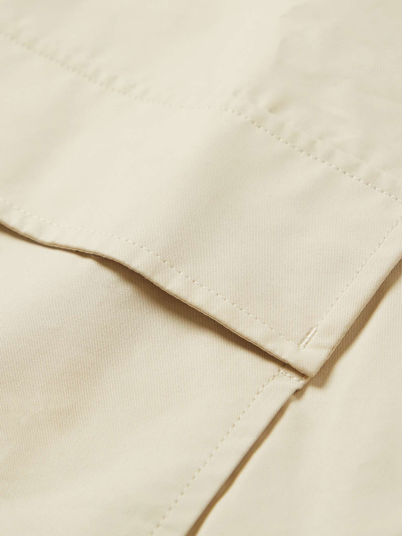 Logo-Appliquéd Cotton-Blend Twill Gilet - 3