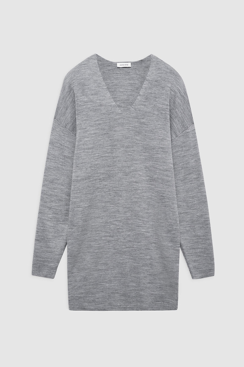Essex Dress - Grey Melange - 1