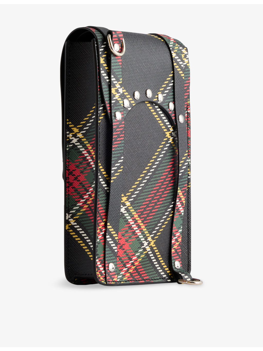 Max Chelsea Tartan Coated-Canvas Mini Cross Body Bag - 4