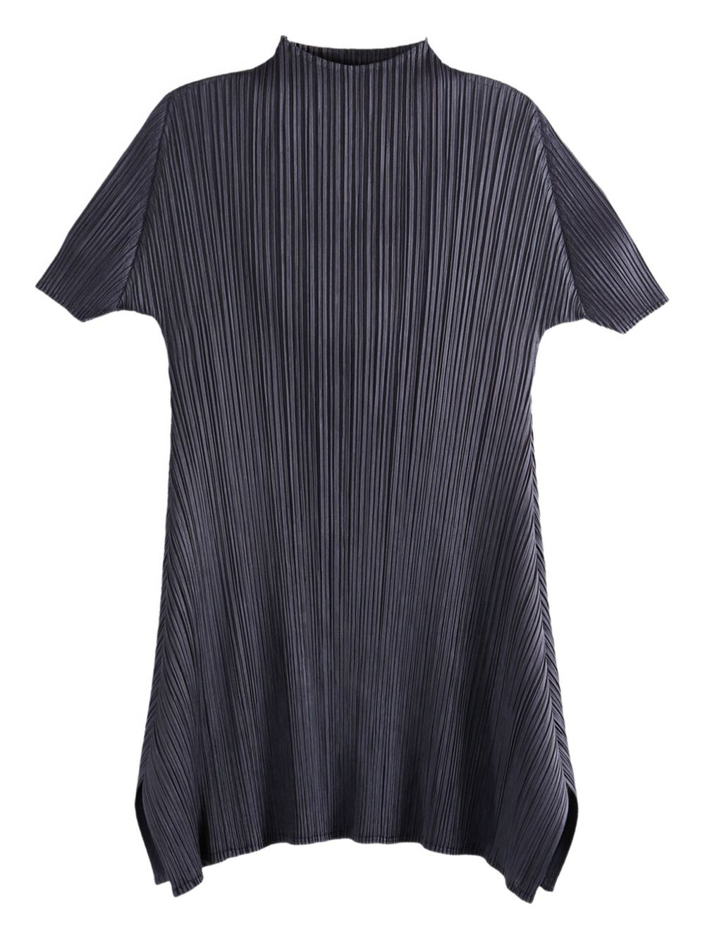 Monthly Colors:July pleated short-sleeve tunic - 1