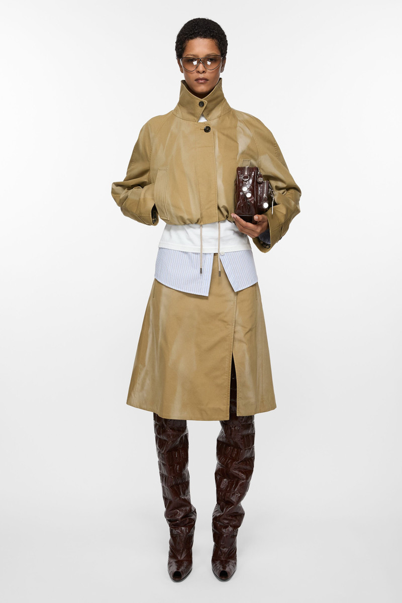 Acne Studios Twill skirt - Faded ochre outlook