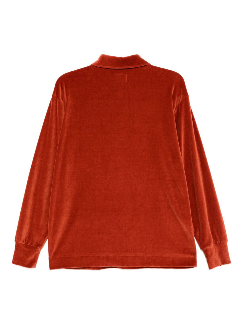 NEEDLES velour polo shirt outlook