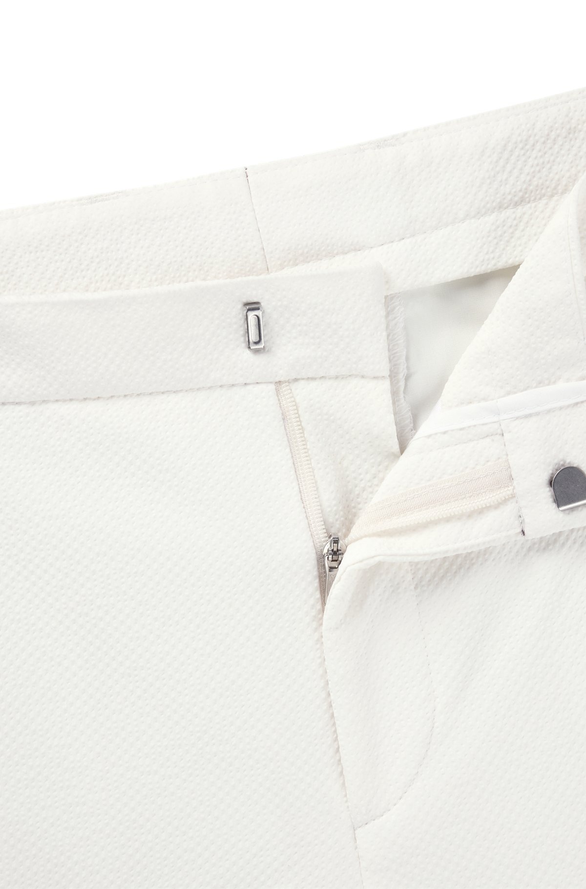 SLIM-FIT TROUSERS IN SEERSUCKER - 6