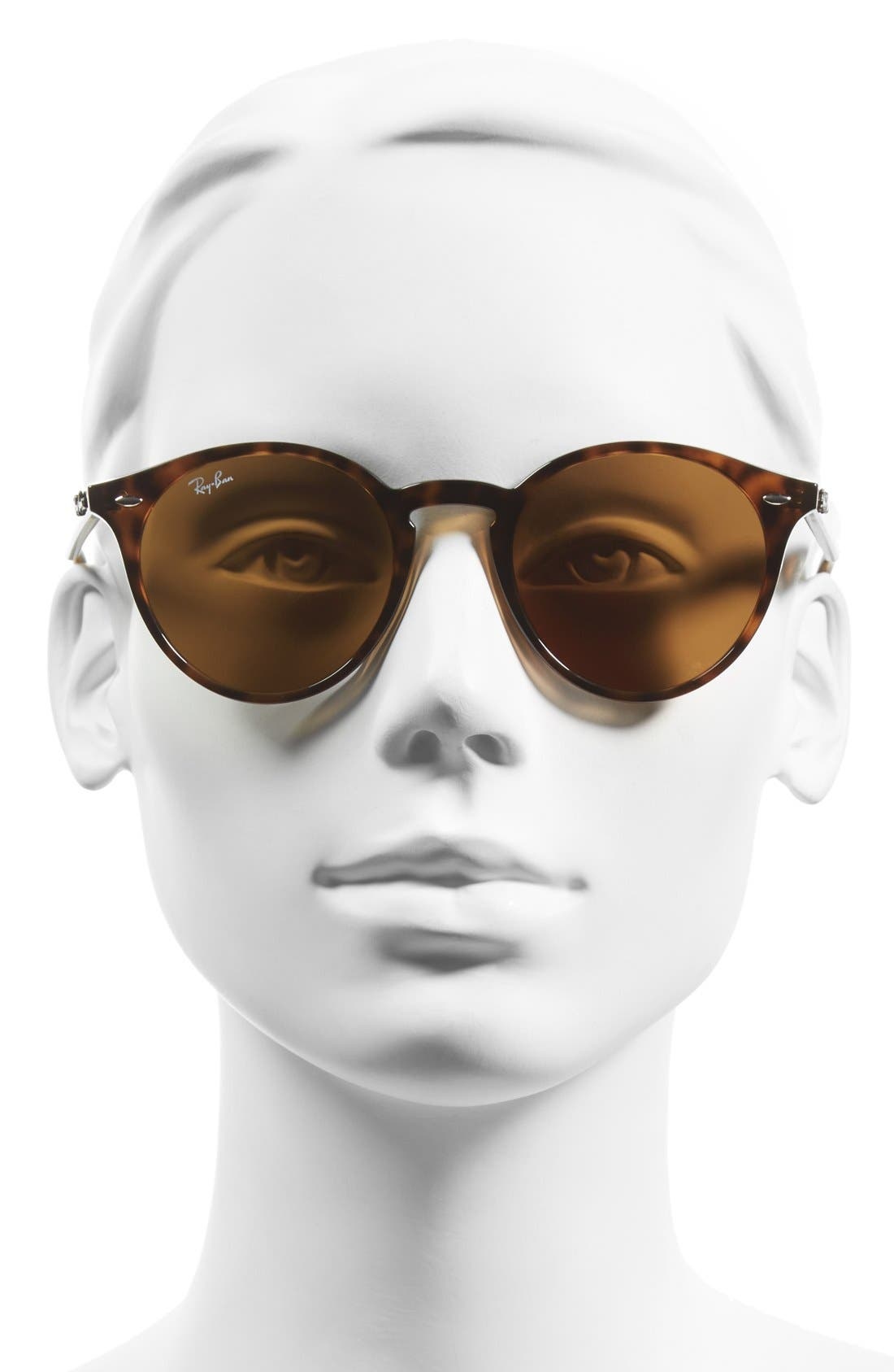 Ray-Ban Highstreet 49mm Round Sunglasses in Dark Havana at Nordstrom - 3