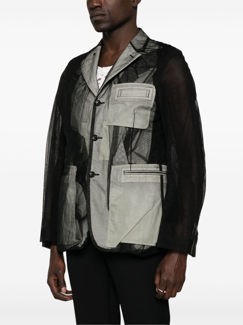 tulle blazer - 3