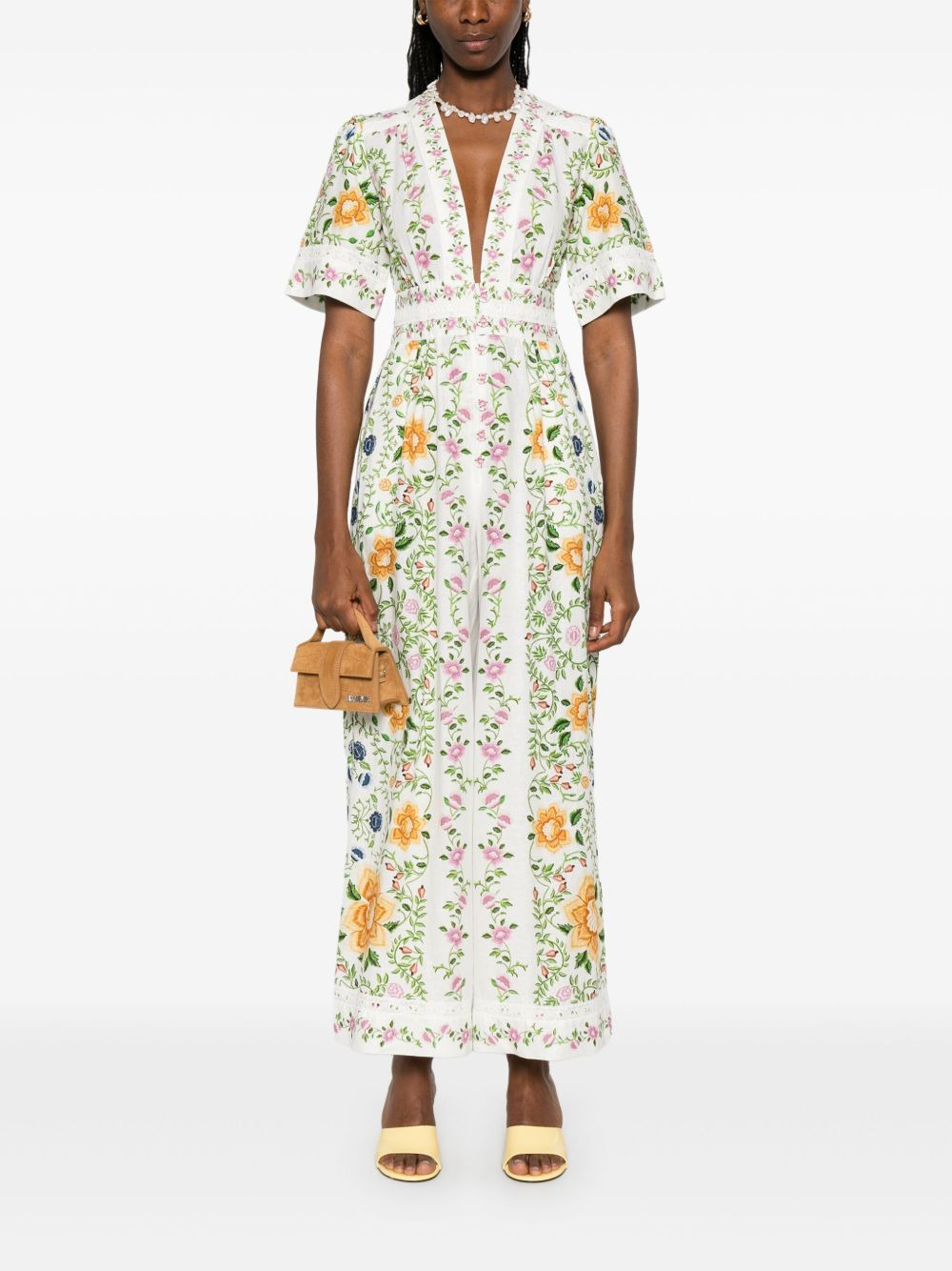 Folk Floral jumpsuit - 2