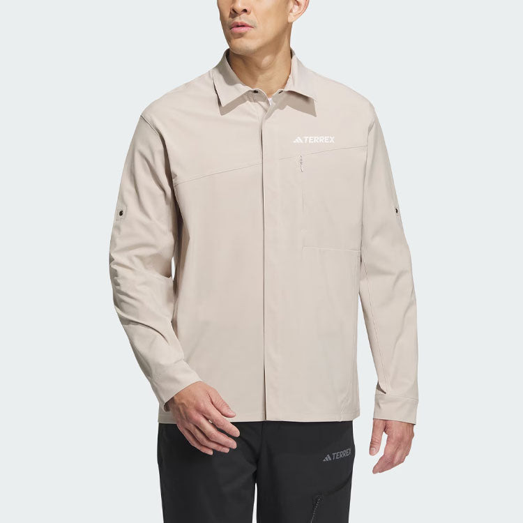 adidas Terrex Long Sleeve Shirt 'Beige' IL8943 - 2