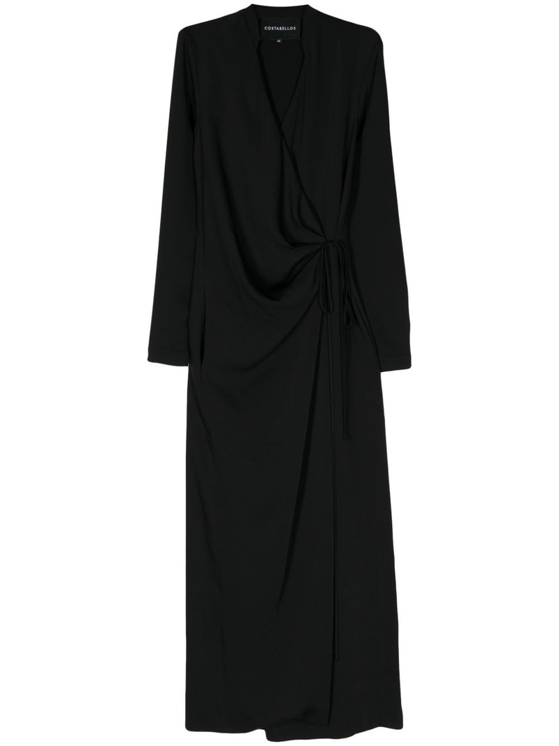 Jenella crepe wrap dress 1