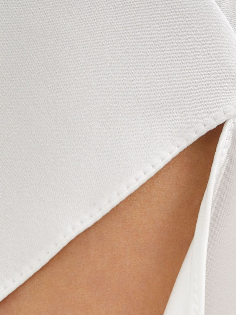 cowl-neck asymmetric dress 4