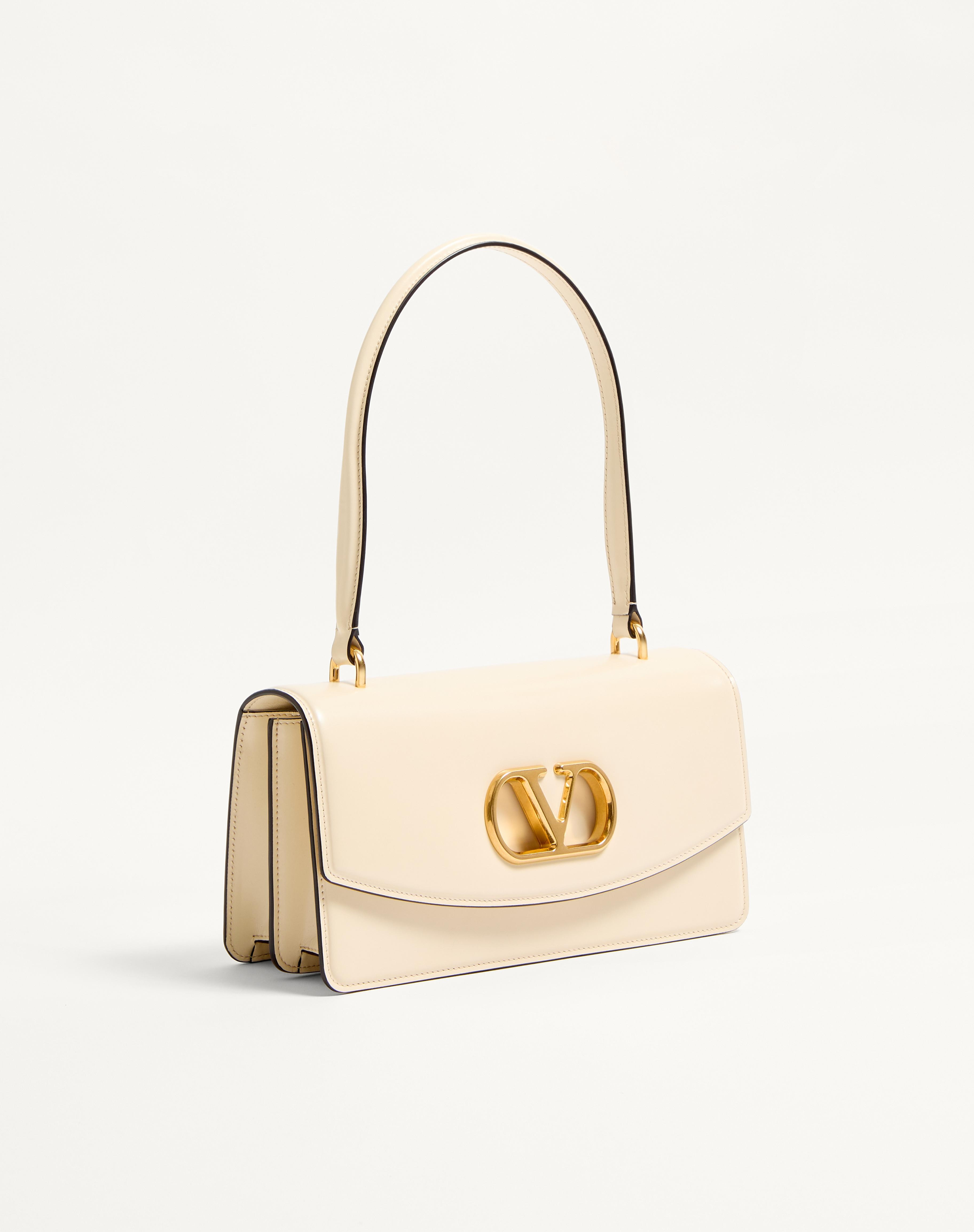 VALENTINO GARAVANI VAIN BAG WITH HANDLE IN SHINY CALFSKIN - 3