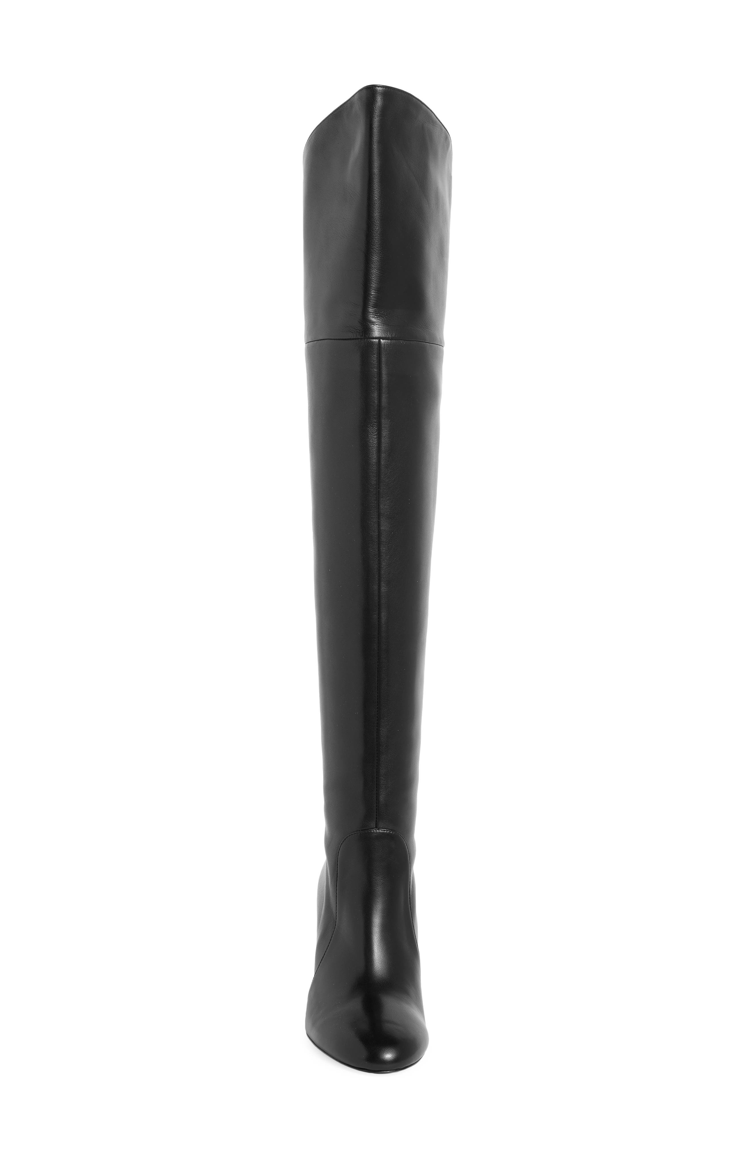 Stuart Weitzman Babette Over the Knee Tubo 85 Boot in Black at Nordstrom - 4