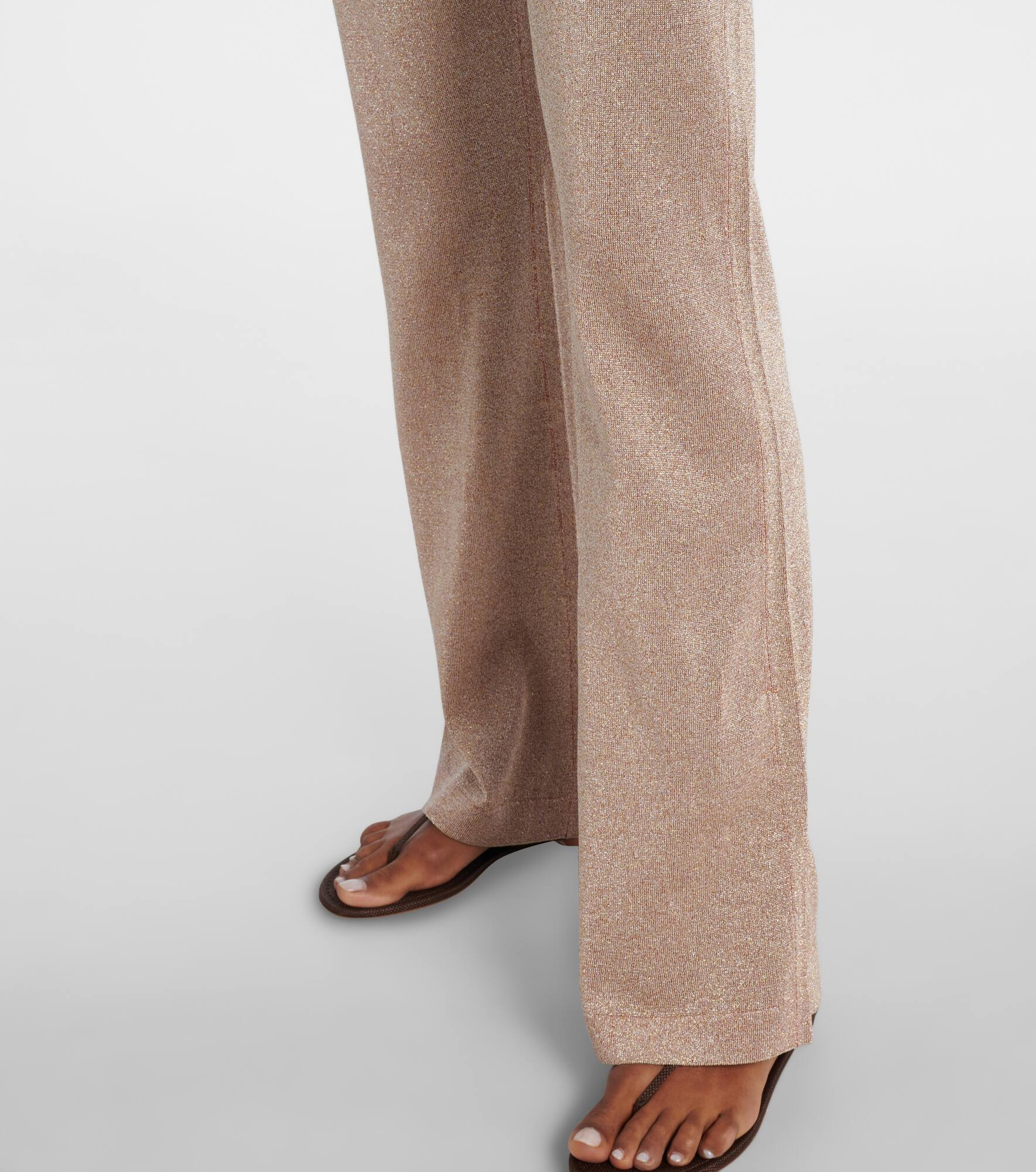 Lamé flared pants - 5