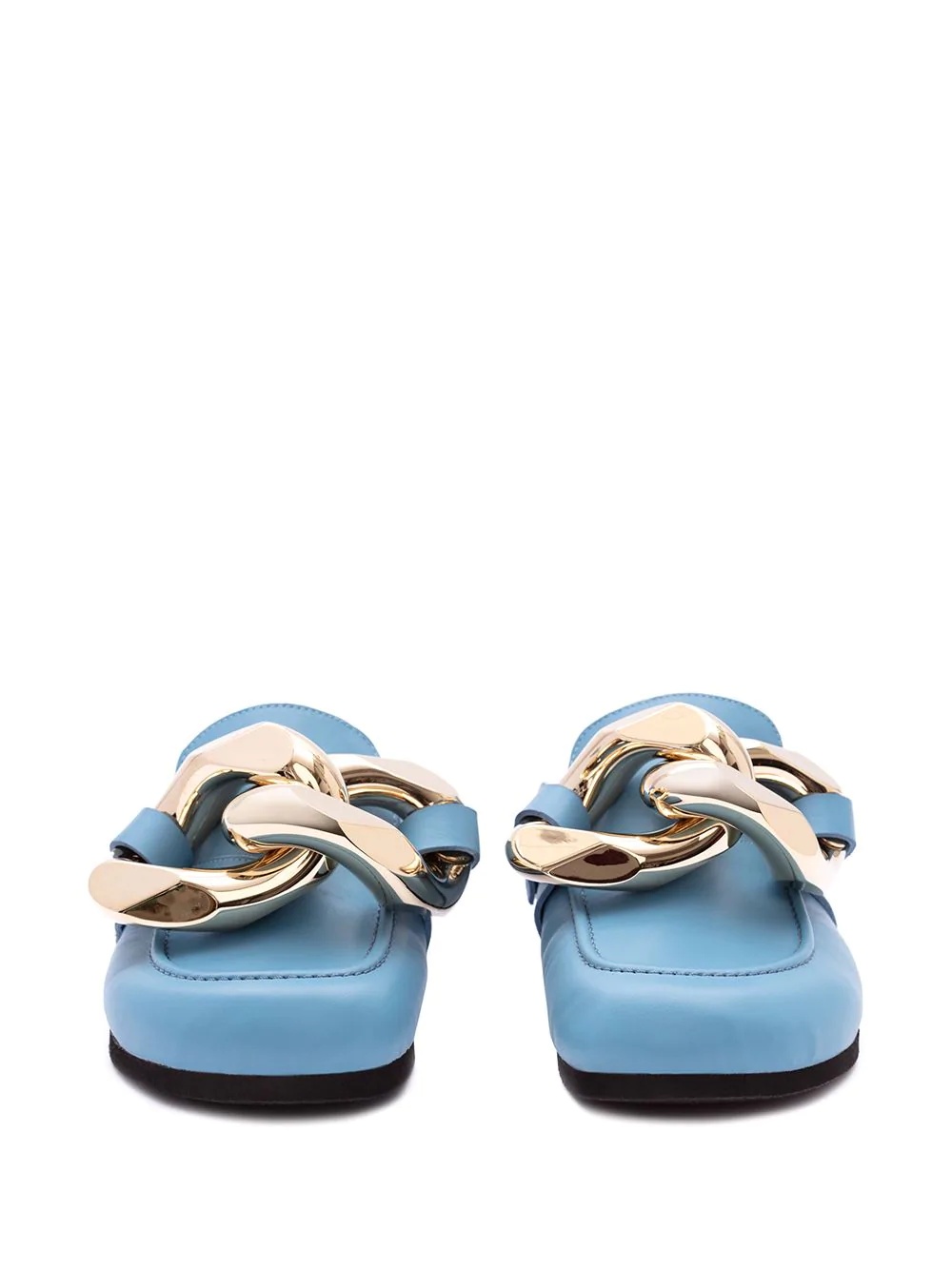 Chain loafer mules - 3