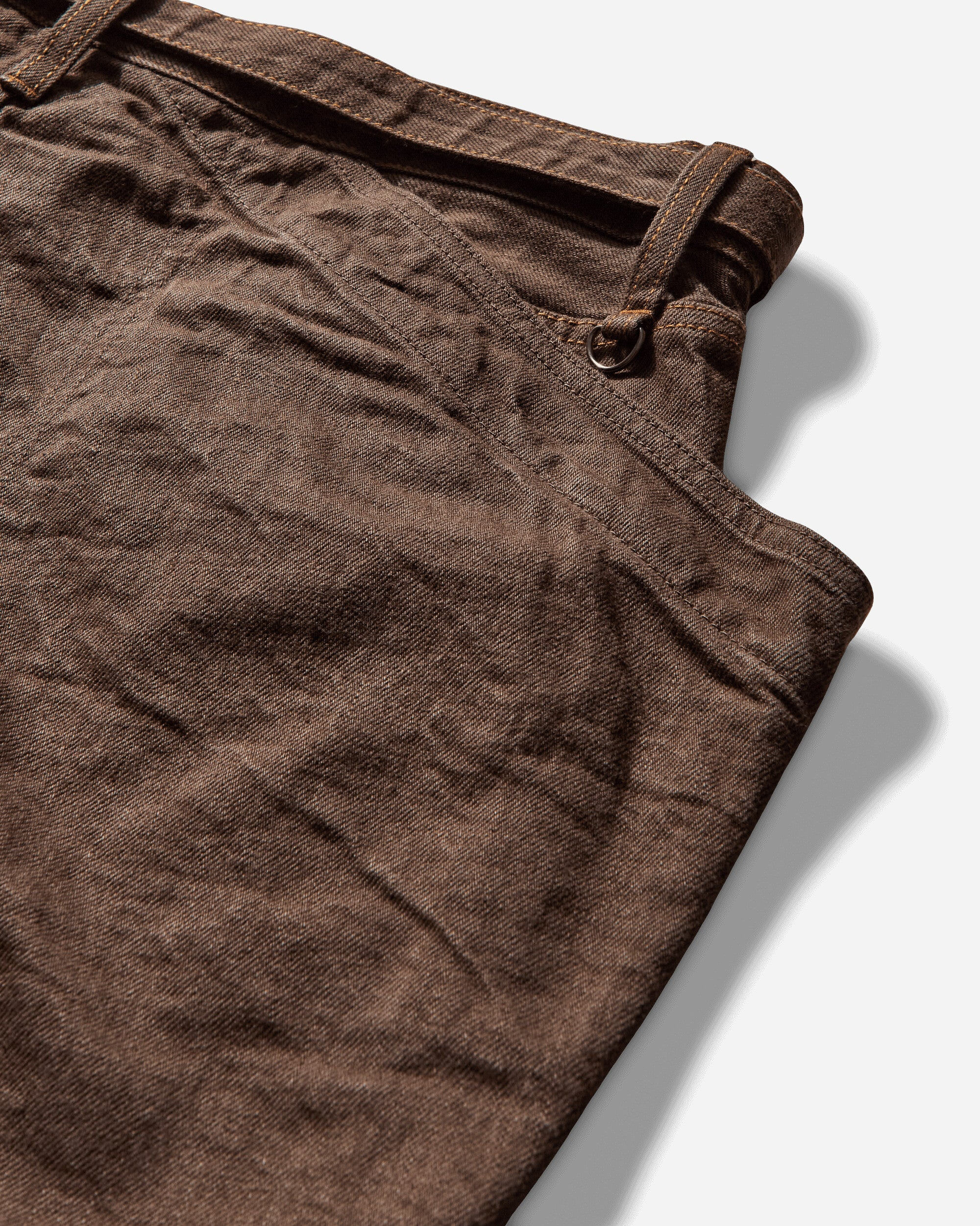 Men's Denim Pants Brown - 4