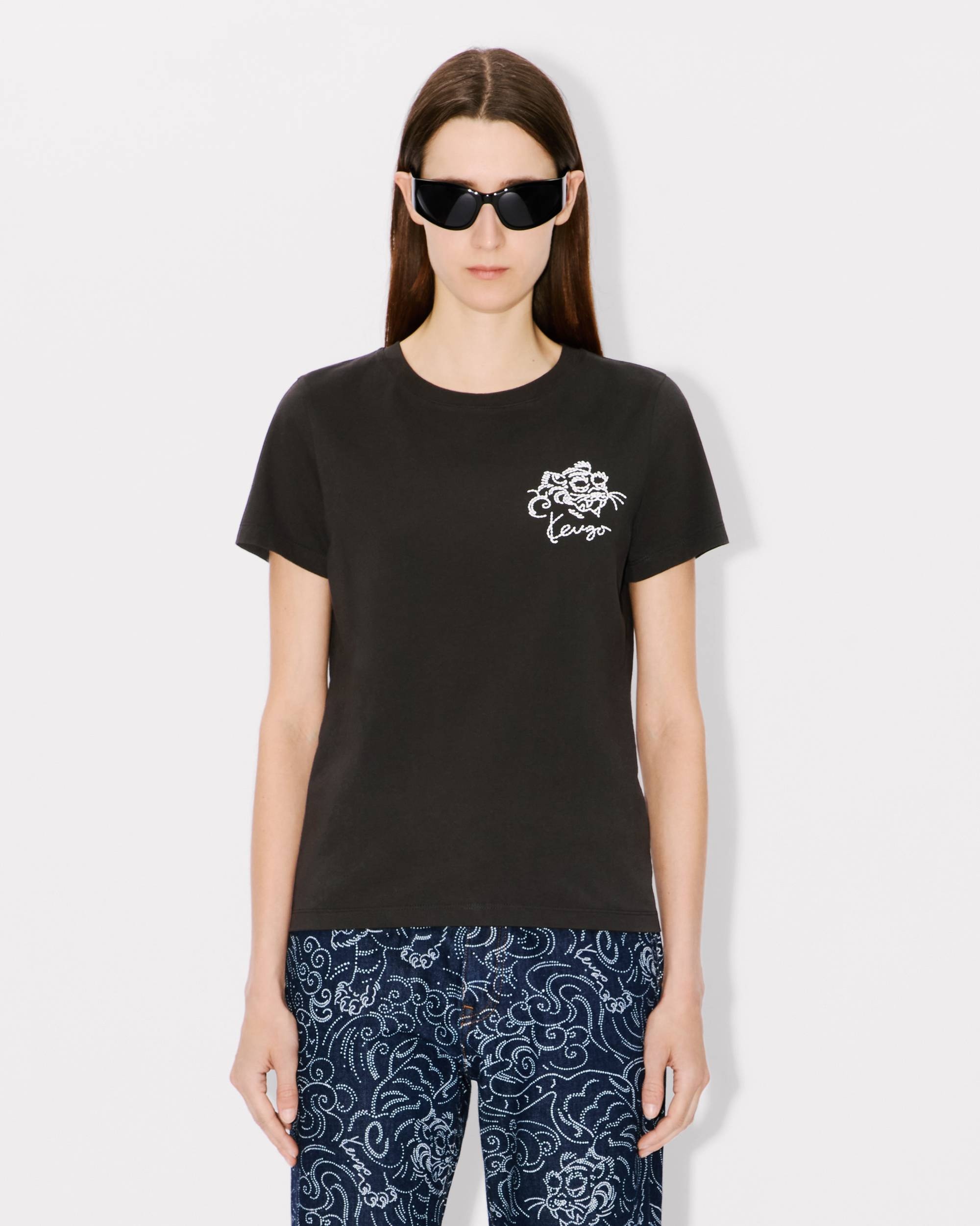 'KENZO Star Tiger' embroidered classic T-shirt - 3
