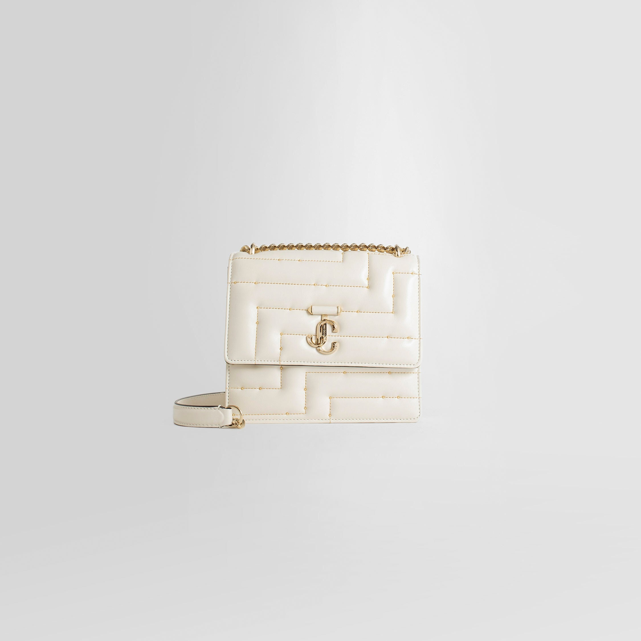 JIMMY CHOO WOMAN WHITE SHOULDER BAGS - 6