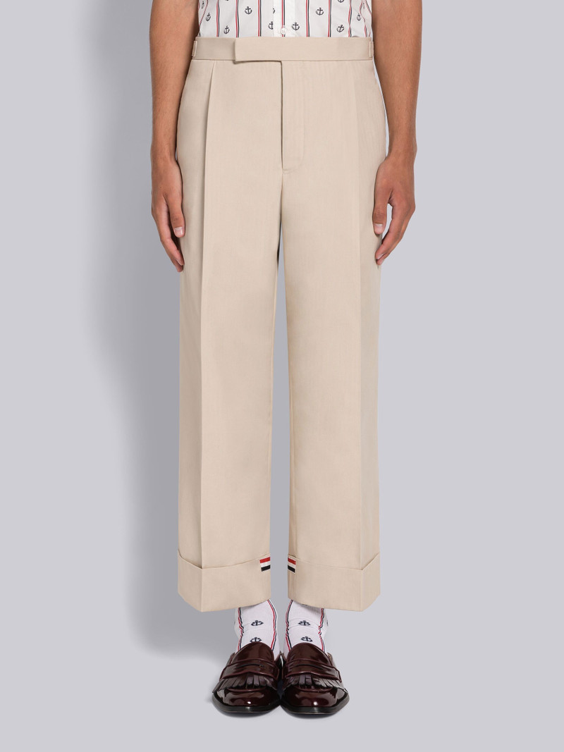 Typewriter Cloth Grosgrain Cuff Trouser 1