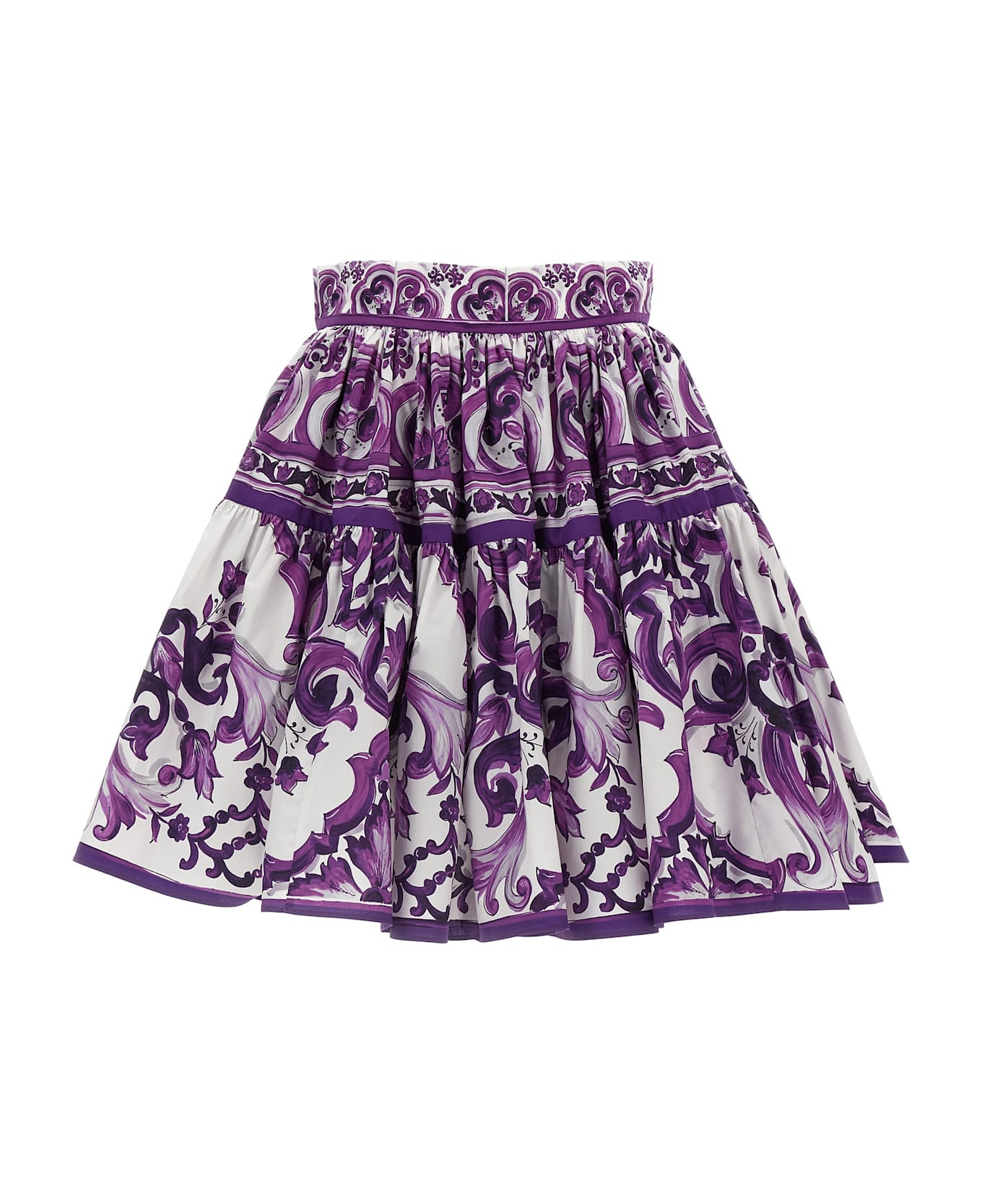 'maiolica' Print Skirt - 1