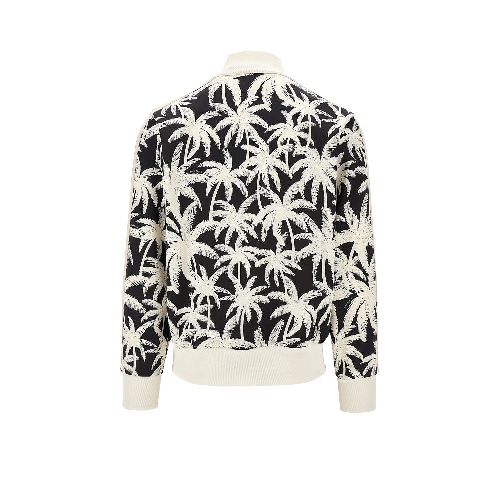 ALL-OVER PALMS MOTIF TRACK JACKET - 3