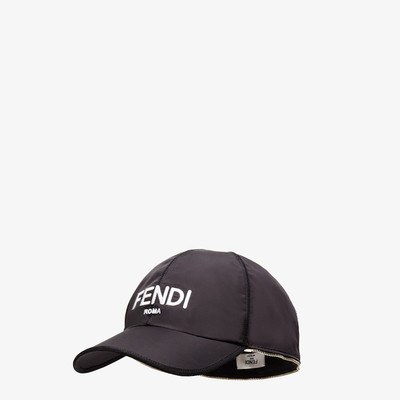 FENDI Black nylon baseball cap outlook