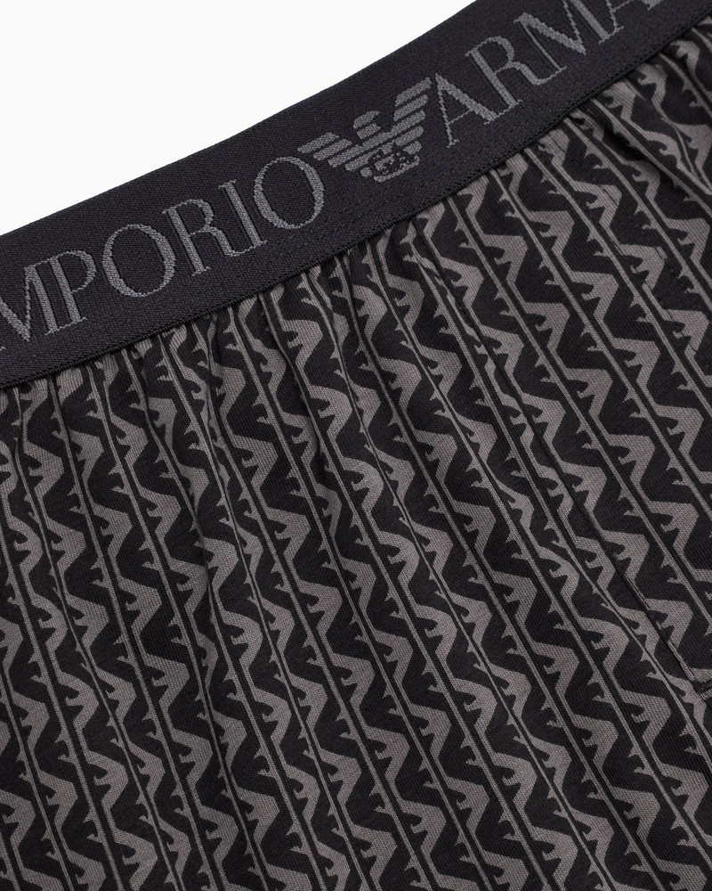 EMPORIO ARMANI BOXERS WITH MIXED PATTERN PRINT outlook