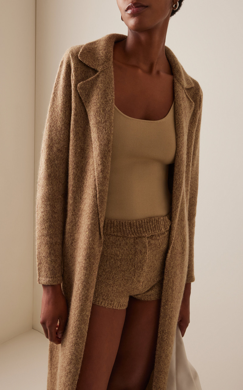 AYA MUSE Vita Knit Trench brown outlook