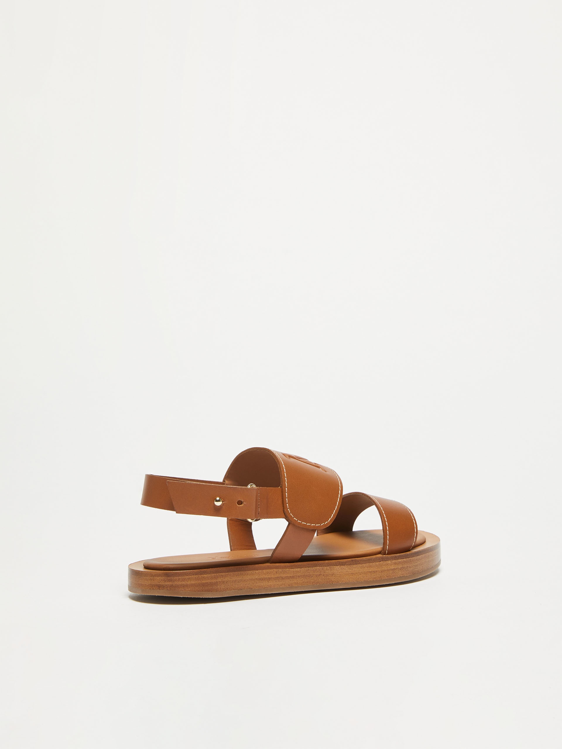 Max Mara DIANA Leather sandals | REVERSIBLE