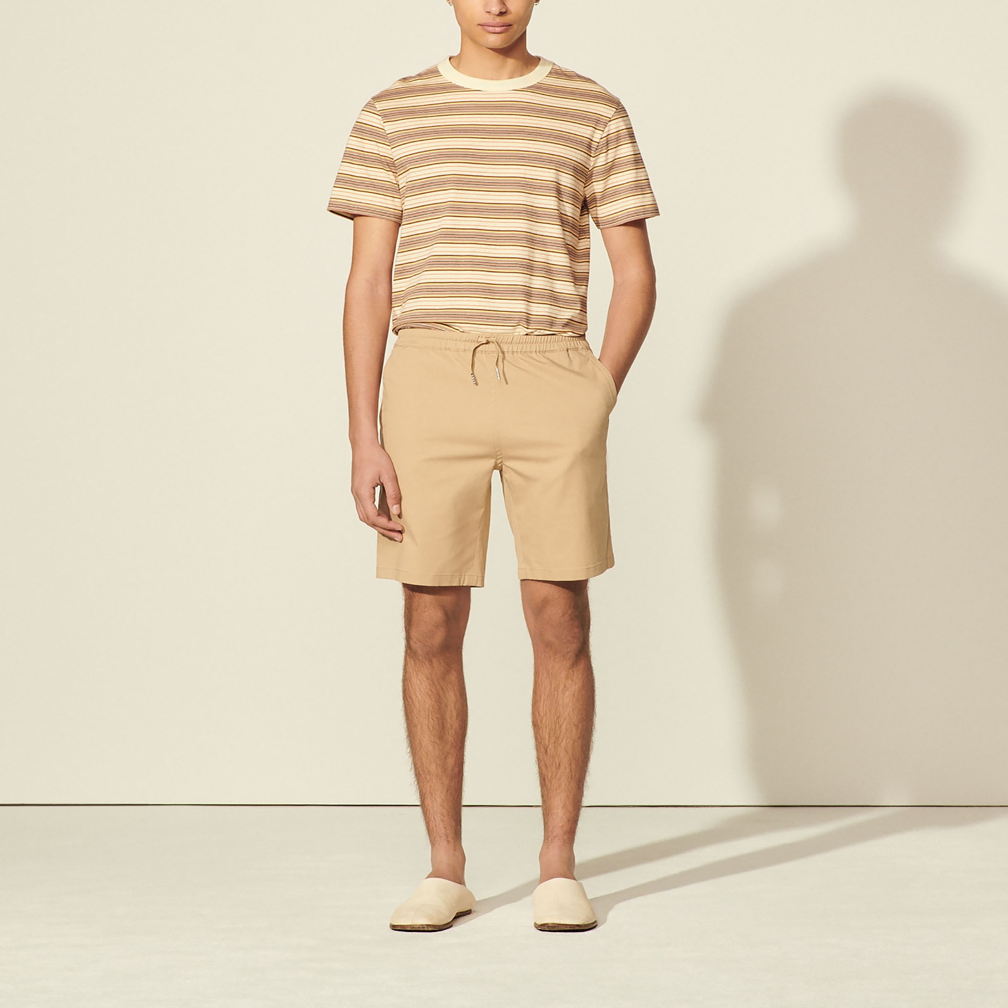 Cotton blend shorts - 5