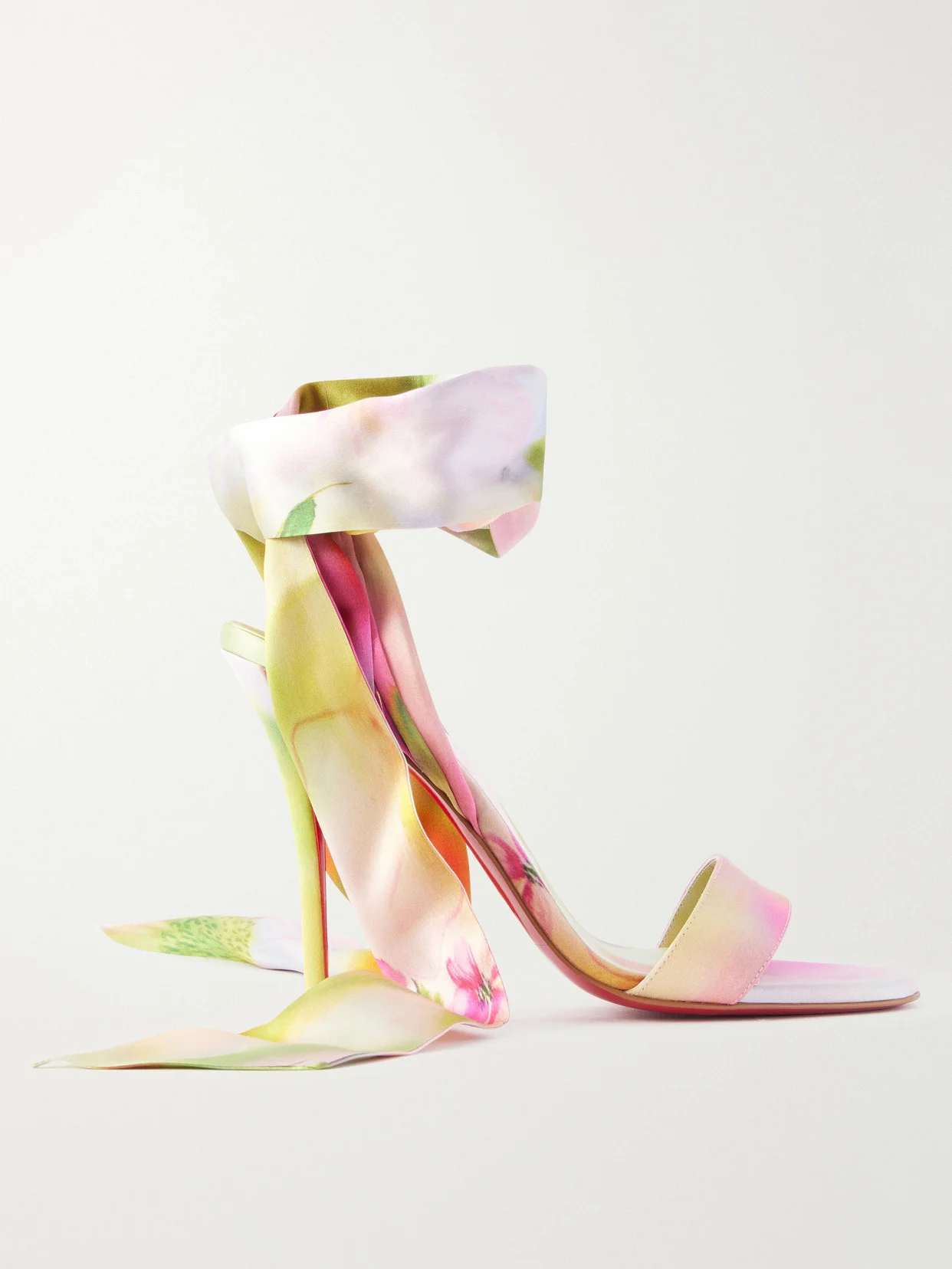 Miss Z 100 Printed Satin Sandals - 1